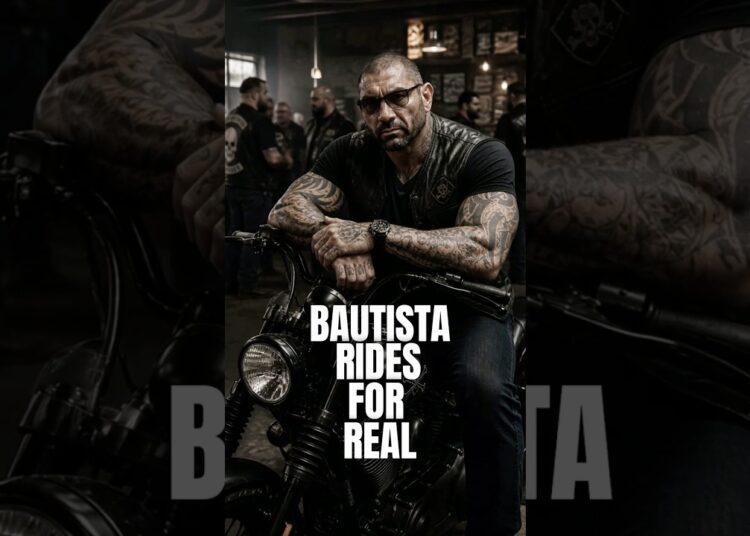 Dave Bautista’s REAL Biker Life 🏍️ #celebrity #harley