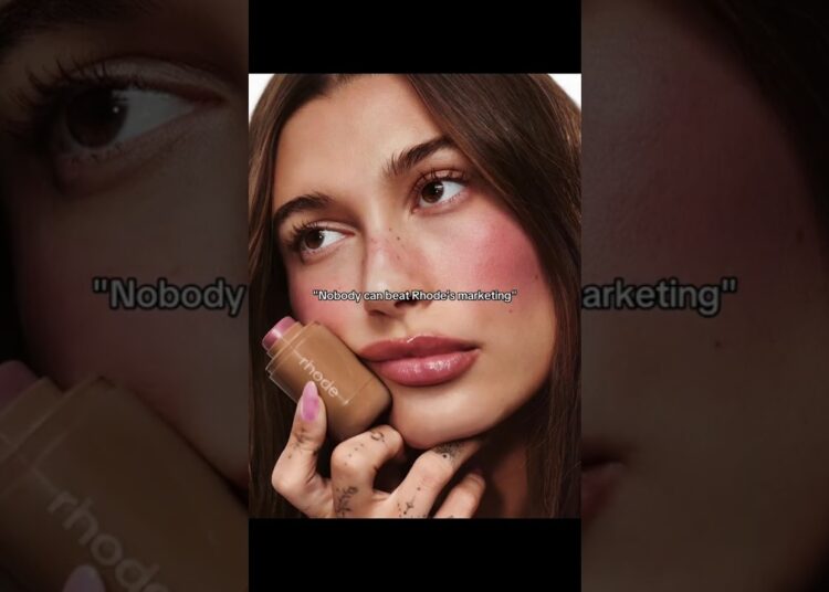 Rhode’s marketing is peak #celebrity #whowillbemylifepartnerta #fashiontrends #haileybieber