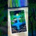Beautiful Night waterfall Drawing 💦with Oil Pastels | Step-by-step Art Tutorial #shorts #art