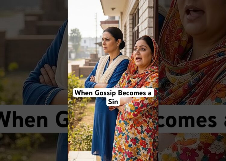 When Gossip Becomes a Sin.