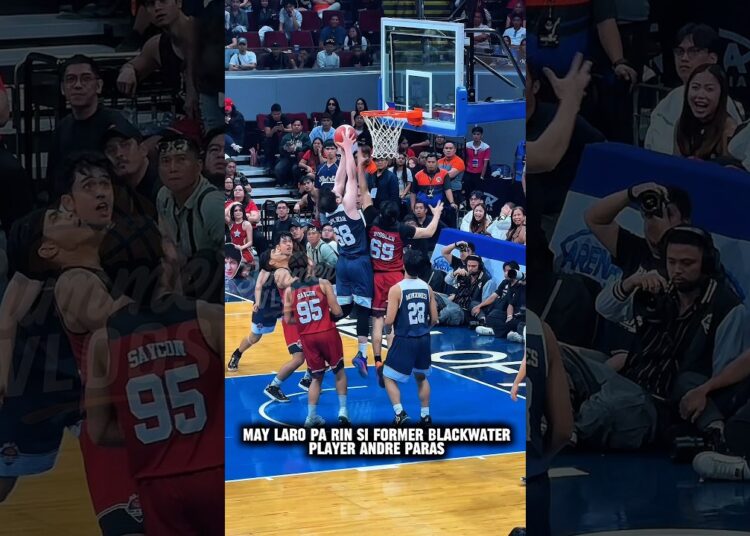May Laro parin si Former Blackwater player Andre Paras #celebrity #pba #viral #trending #shorts #fyp