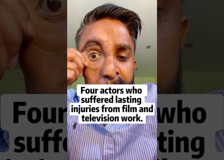 Four actors who suffered lasting injuries from film and television work #celebrity #famous #fyp #us