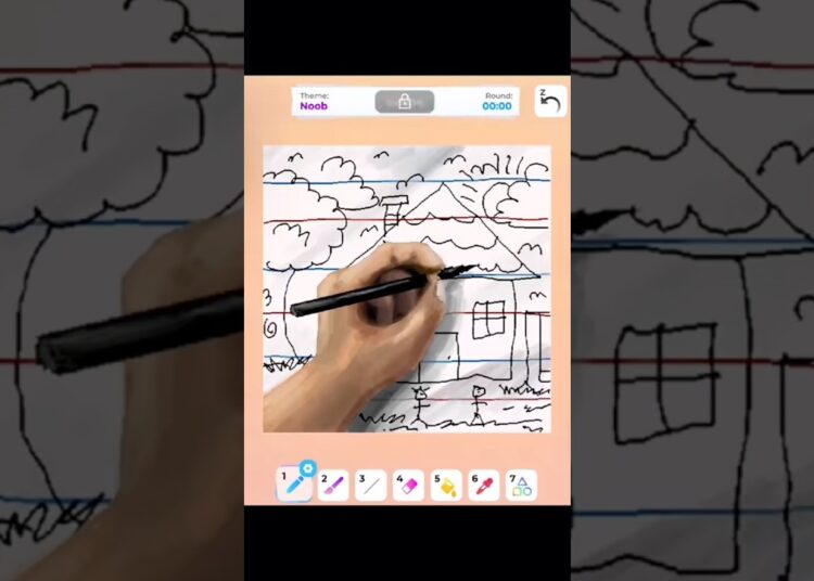 Dream house 🏠 #roblox #speeddraw #drawing #digitalart #games #gameplay #art #artist #painting