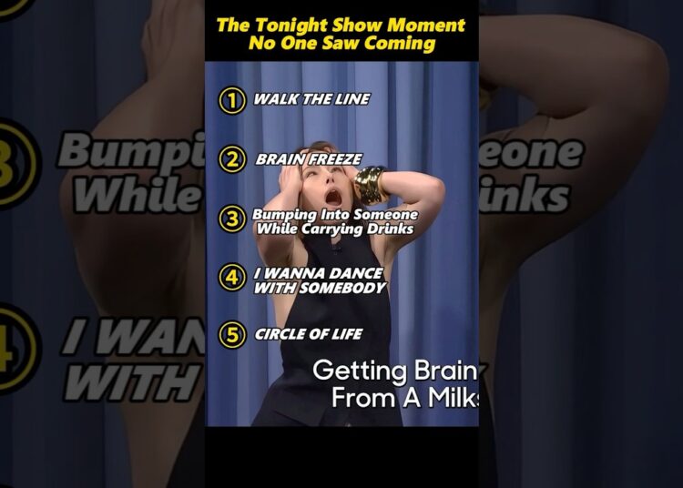 The Tonight Show Moment No One Saw Coming #funny #celebrity