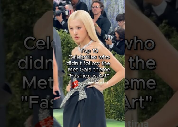 celebrities who refused to follow the 2026 met gala theme #celebrity #metgala2026 #fashion #shorts