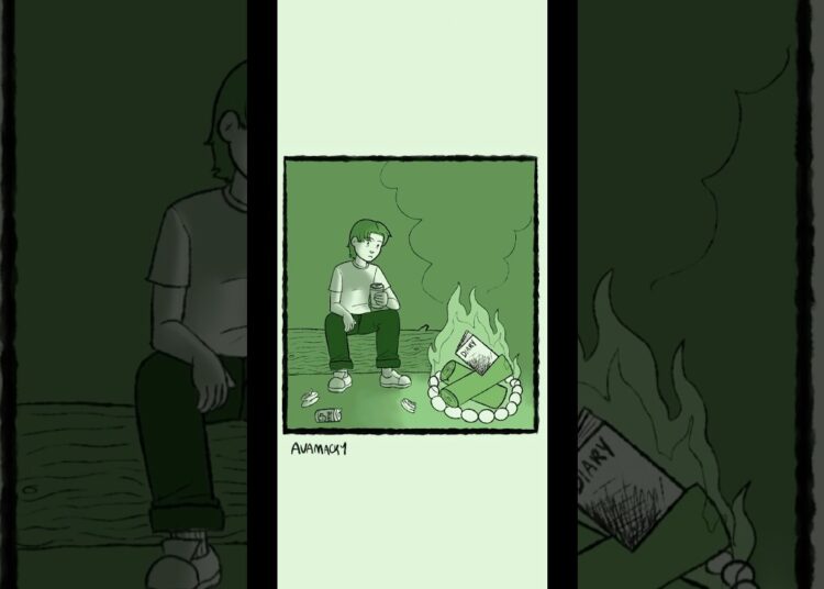 not the best idea! #art #relatable #comic #artist #cartoon #sona #diary #journal #comicpanel