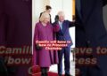 Camilla will have to bow to Princess Charlotte #camilla #charlotte #royal #queen