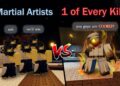 5 Martial Artists Vs Every Killer (Roblox Forsaken)