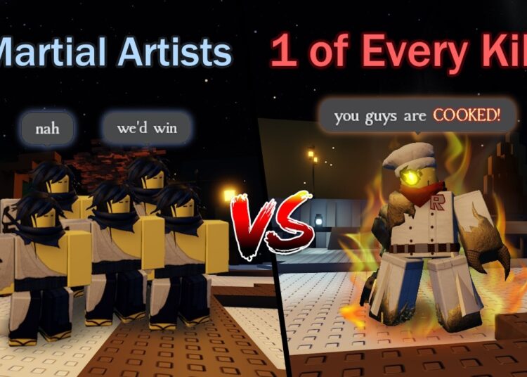 5 Martial Artists Vs Every Killer (Roblox Forsaken)