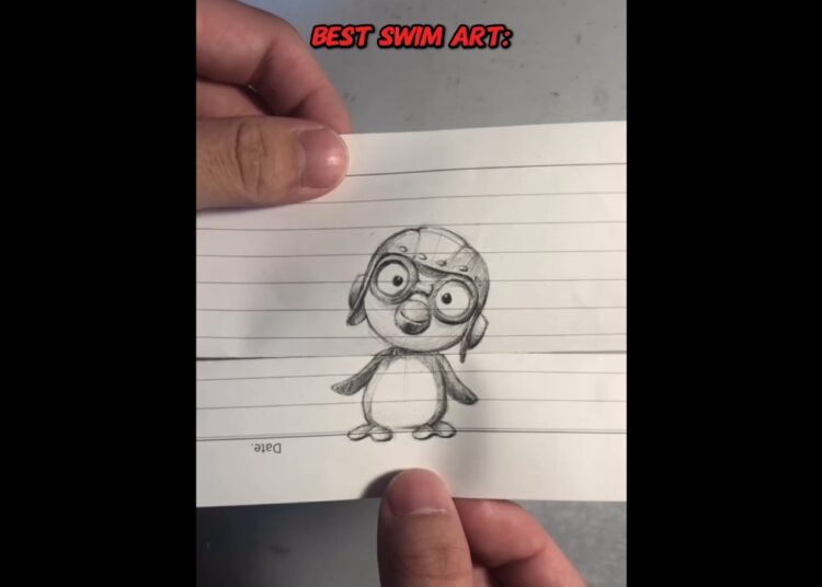Best swim art ☠️🔥 part 4 #art #shorts #trollface #memes #funny #edit