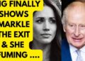 KING FINALLY SHOWS MARKLE THE DOOR & SHE IS FUMING #meghanmarkle #royal #kingcharles