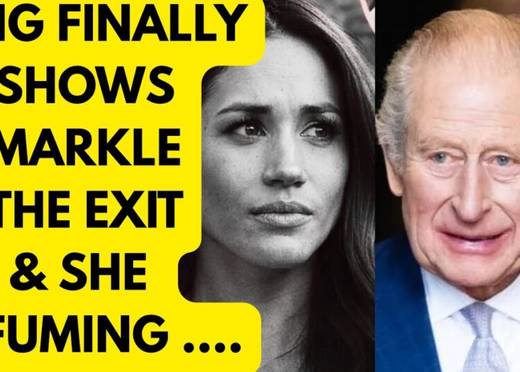 KING FINALLY SHOWS MARKLE THE DOOR & SHE IS FUMING #meghanmarkle #royal #kingcharles