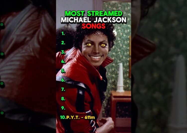 Most Streamed Michael Jackson Songs
