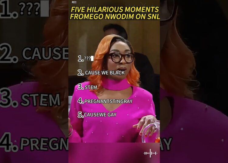 FIVE HILARIOUS MOMENTS FROMEGO NWODIM ON SNL#youtubeshorts #funny #celebrity #fyp #viral
