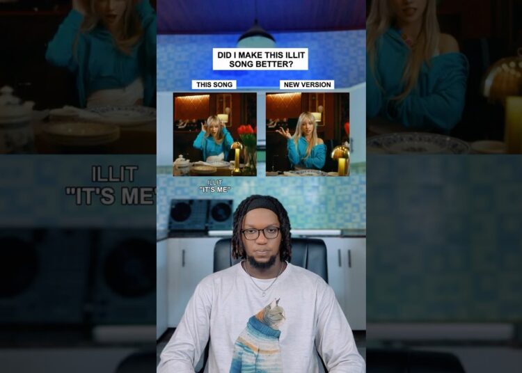 Did I Make This Illit Song Better? ILLIT “It’s Me” #shorts #illit #music