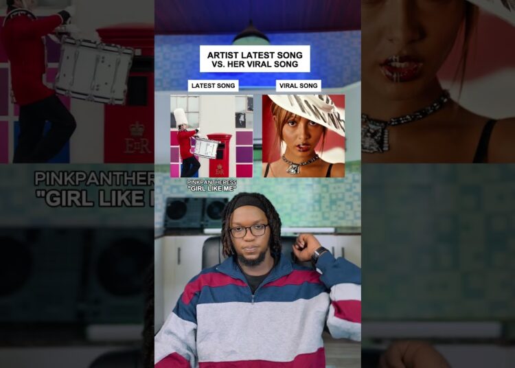 Artist Latest Song Vs. Her Viral Song: PinkPantheress “Girl Like Me”, Stateside #shorts