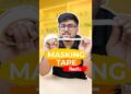 Masking Tape Hacks💡 Every Artist 🖌️ Should Know ✨ !  #Shorts #SYShorts 1011