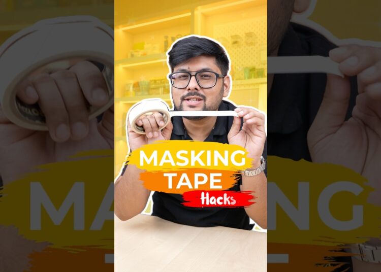 Masking Tape Hacks💡 Every Artist 🖌️ Should Know ✨ !  #Shorts #SYShorts 1011