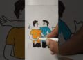 Fake friends are more dangerous than enemies. 🐍💔 #art #drawing #artist #shorts #ytshorts #fake