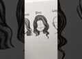 Drawing Hair Easy to Legend ✏️ #art #artist #howtodraw #drawing #shorts #fypシ゚
