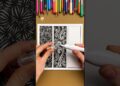 Art therapy ✍️ Relax by drawing 😌 #tutorial #art #easy #foryou