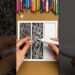 Art therapy ✍️ Relax by drawing 😌 #tutorial #art #easy #foryou
