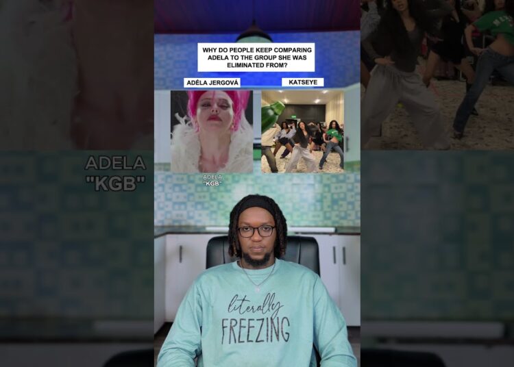 Why Do People Keep Comparing Adela To Katseye: ADÉLA “KGB” #shorts #music