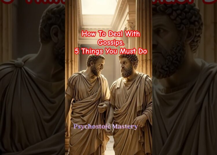 You Must Deal With GOSSIPS Now: 5 Facts About Gossips #stoicism