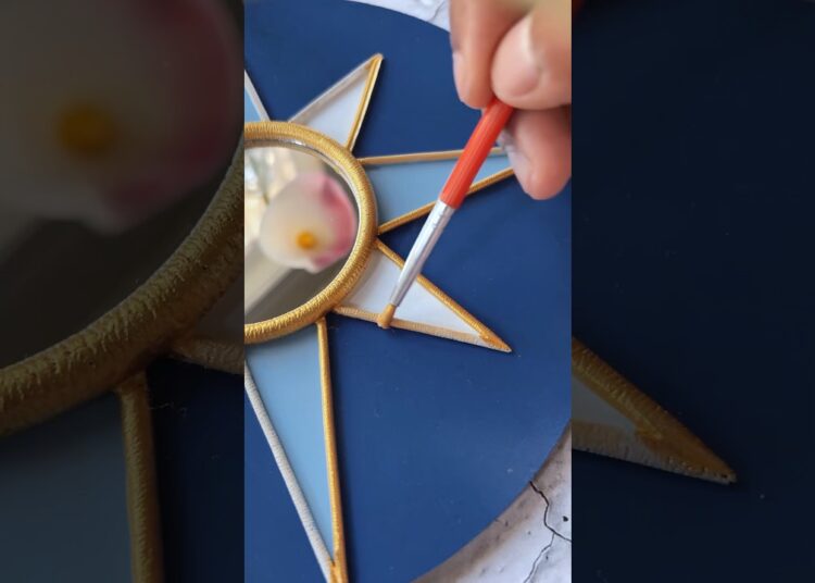 Lippan Art || Wall Hanging Craft Ideas || Easy and Simple Craft #art #diy #shorts #trending