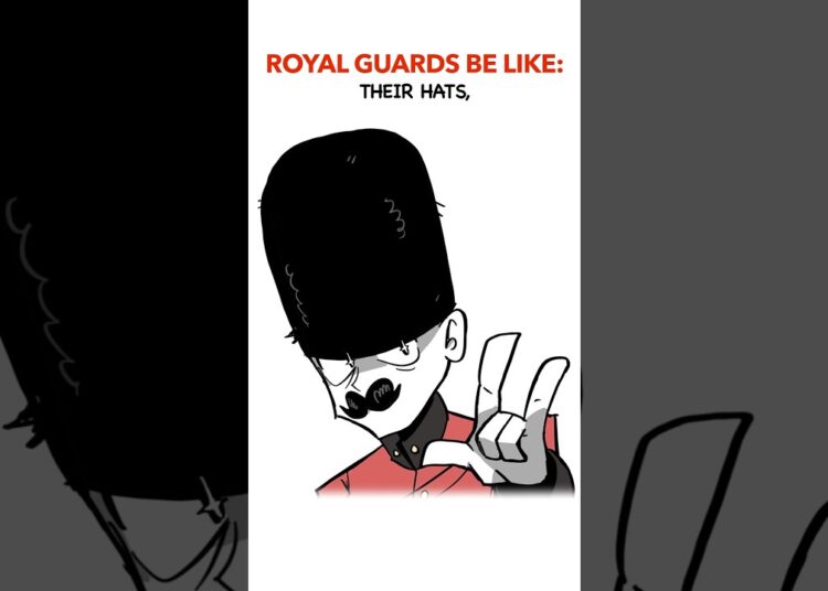 Royal Guards 😅 (Animation Meme) Anim: @lazielamb   #shorts
