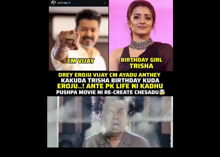 #vijaythalapathy #trisha #celebrity #viral #funnymemes