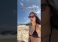 what even is Olivia doing at the beach?😭 #celebrity
