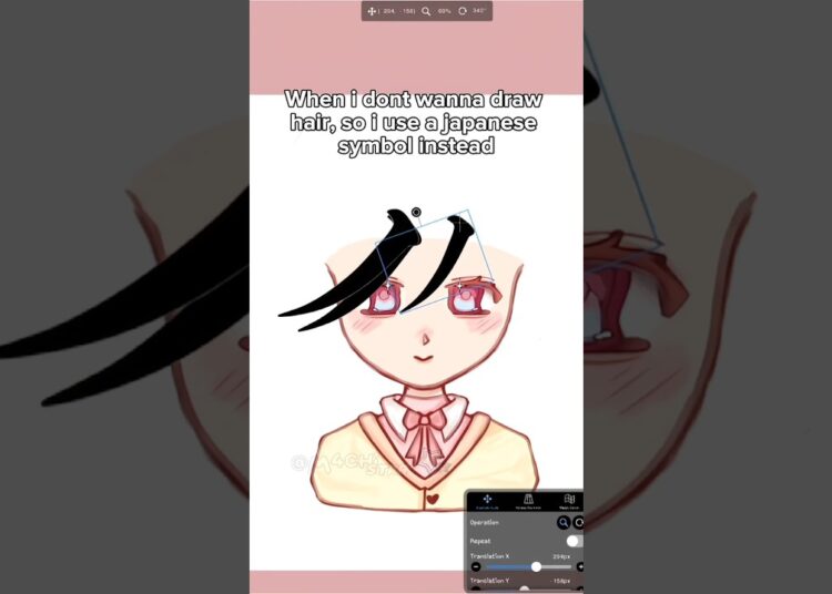 Crazy how this actually works #foryou #art #artist #digitalart #shorts #digitalart #hacks