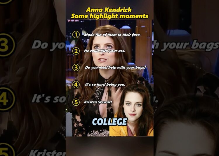 Anna Kendrick Some Highlights Moments #funny #celebrity