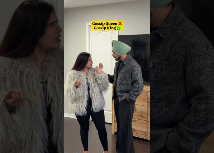 Gossip queen nai hamare ghar me gossip king hai 😅 tag that gossiping lover 🤭 #couple #explore