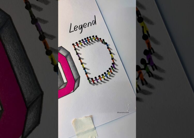 Letter “D”. #howtodraw #art #drawing #artist #shorts