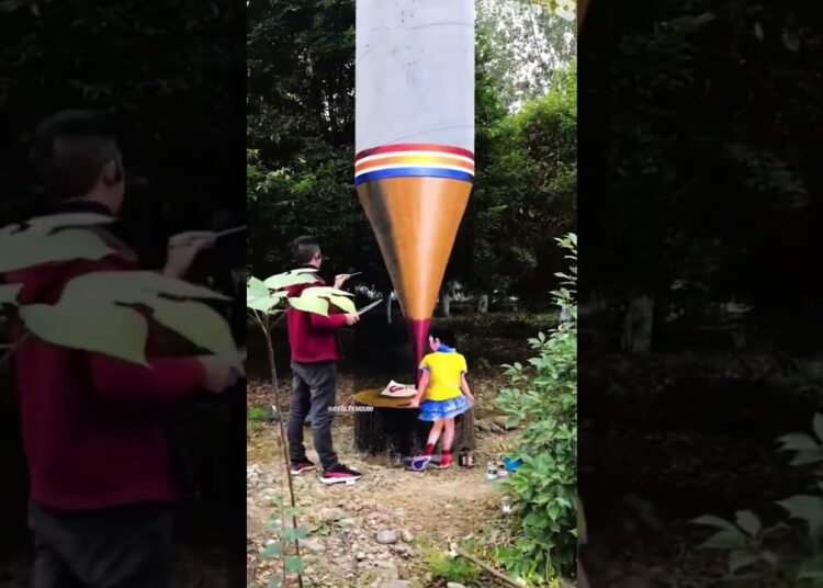 Artist Uses Crazy 3D Technique