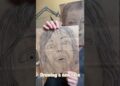 Drawing a new face #portraitdrawing #selfportrait #art #artist #mask #performanceart