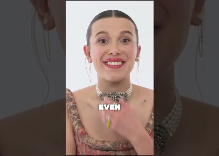Millie Bobby Brown vs. American Accent #celebrity #shorts
