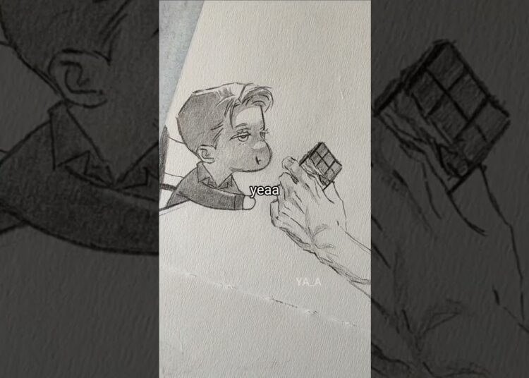 I want a chocolate  for more#art #yaoiart #drawing #sketch#mangaart#manhwa#boyslove#fypシ #artist….