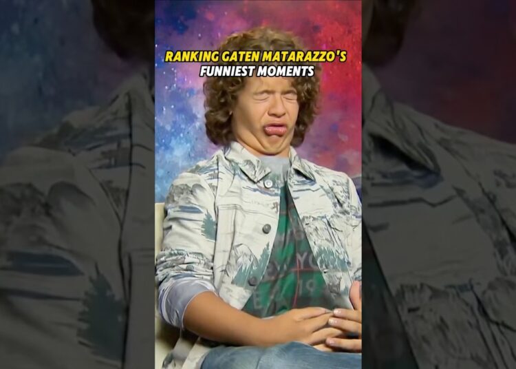 Ranking gaten matarazzo’s funniest moments #celebrity #funny #strangerthings #gatenmattarazzo #fyp