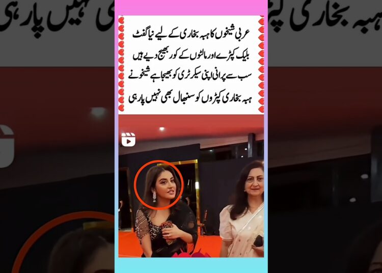Arab Sheikhs Sent Expensive Gifts for Hiba Bukhari | Viral Celebrity Gossip #kingfahad #amiradnanesr