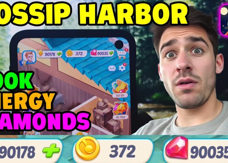 Gossip Harbor Hack ✅ How to Get 90K Free Diamonds & Energy in Gossip Harbor 2025 (iOS & Android)