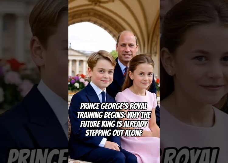Prince George’s Royal Training Begins: Why the Future King Is Already Stepping Out Alone #royal