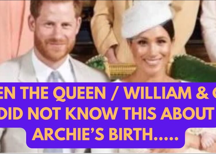 ARCHIE & THE MISSING ELEMENT REVEALED #royal #meghan #princeharry