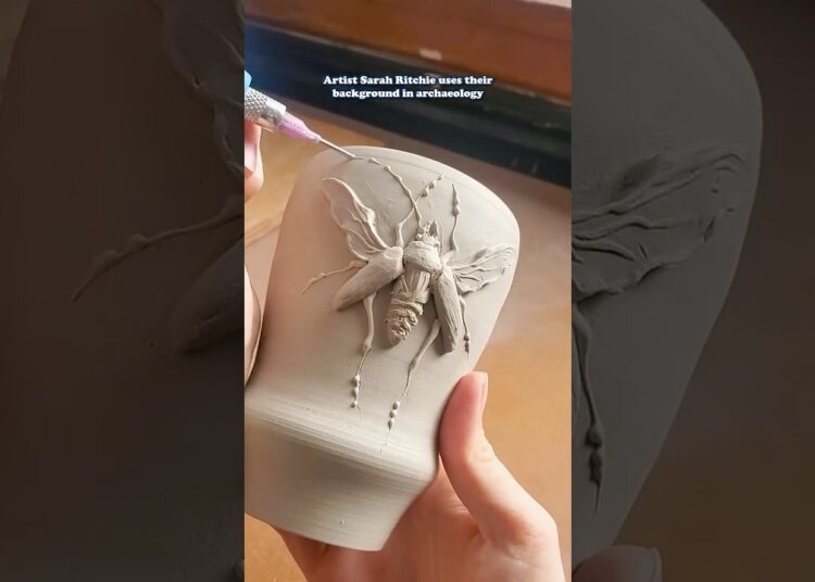 But… the realism though!!! Artist: Sarah Ritchie #art #clay