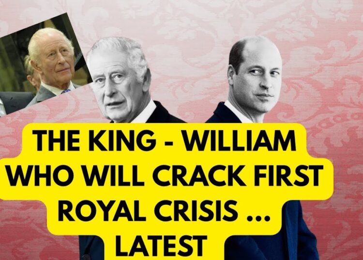WILLIAM & THE KING – WHO WILL CRACK FIRST …? #royal #princewilliam #news