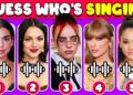 Guess WHO’S SINGING 🎤🎵 | Female Celebrity Edition | Taylor Swift, Olivia Rodrigo, Billie Eilish, SZA