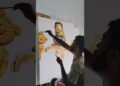 canvas drawing #art #trending #shorts #drawing #viral #artist #painting #youtubeshorts #viralvideo