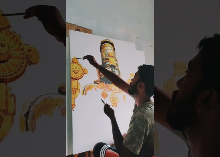 canvas drawing #art #trending #shorts #drawing #viral #artist #painting #youtubeshorts #viralvideo